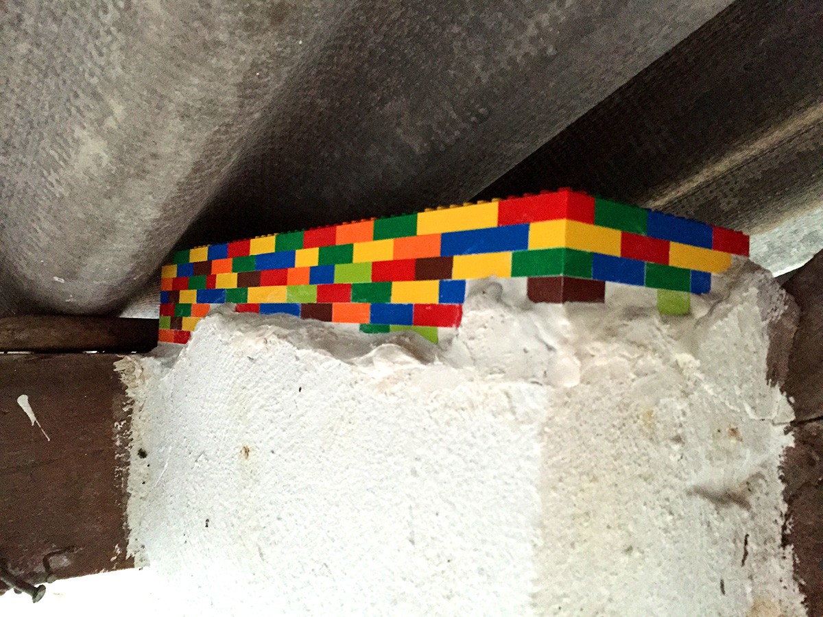 Mur en Lego